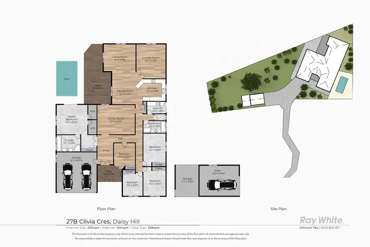 Floorplan of Homely house listing, 27B Clivia Crescent, Daisy Hill QLD 4127