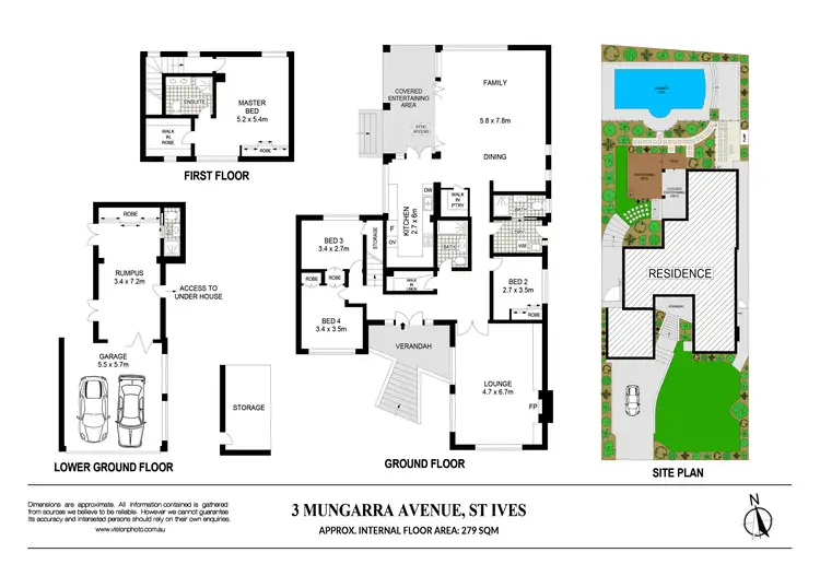 Floorplan of Homely house listing, 3 Mungarra Avenue, St Ives NSW 2075