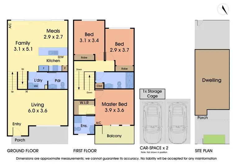 Floorplan of Homely townhouse listing, 2/3-5 Milton Street, Ferntree Gully VIC 3156