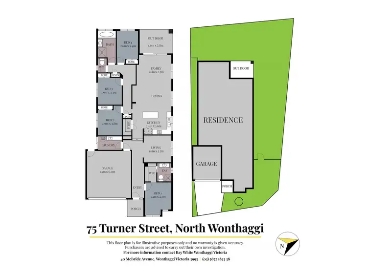Floorplan of Homely house listing, 75 Turner Street, Wonthaggi VIC 3995