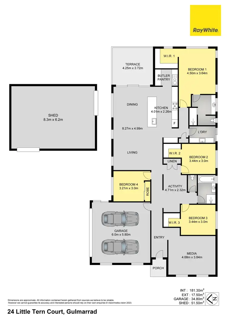 Floorplan of Homely house listing, 24 Little Tern Court, Gulmarrad NSW 2463