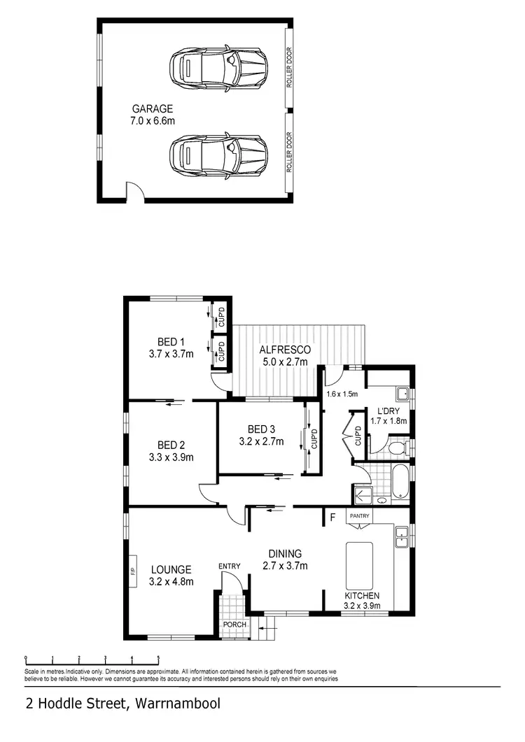 Floorplan of Homely house listing, 2 Hoddle Street, Warrnambool VIC 3280