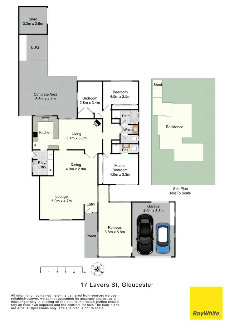 Floorplan of Homely house listing, 17 Lavers Street, Gloucester NSW 2422