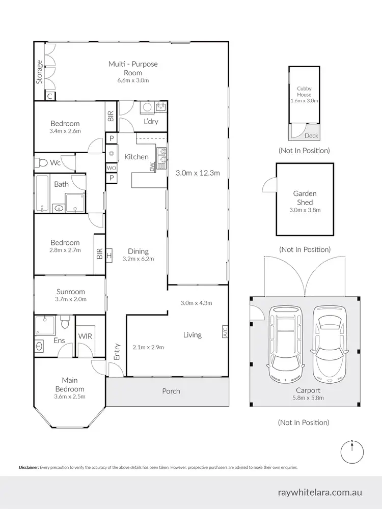 Floorplan of Homely house listing, 18 Lake Road, Lara VIC 3212