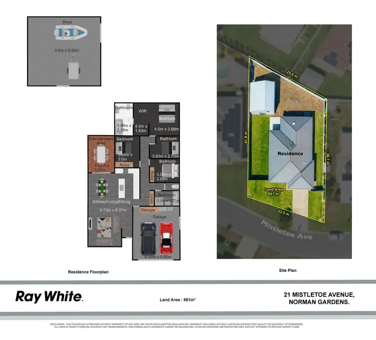 Floorplan of Homely house listing, 21 Mistletoe Avenue, Norman Gardens QLD 4701
