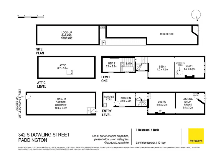 Floorplan of Homely house listing, 342 South Dowling Street, Paddington NSW 2021