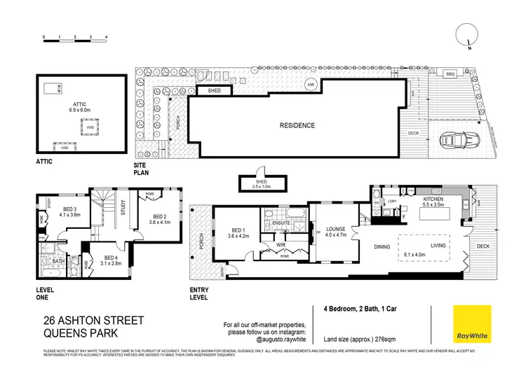 Floorplan of Homely house listing, 26 Ashton Street, Queens Park NSW 2022