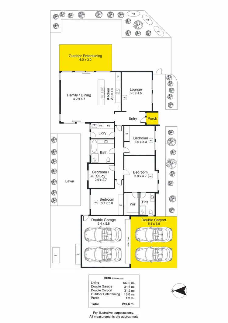 Floorplan of Homely house listing, 2/17 Hill Avenue, Cumberland Park SA 5041