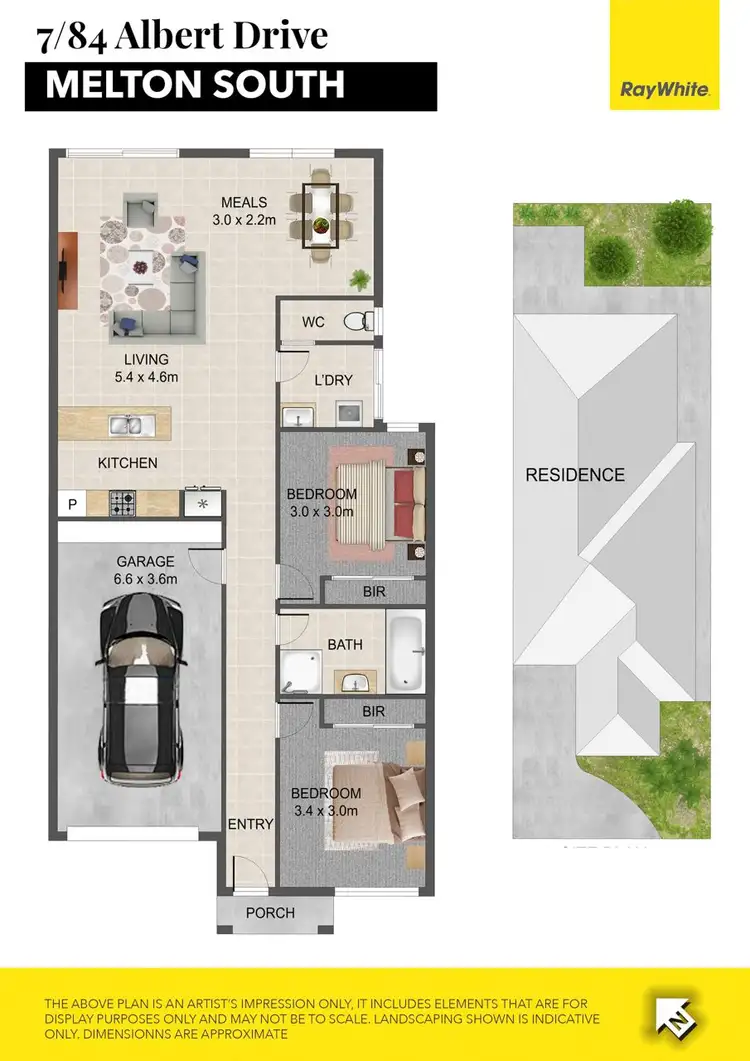 Floorplan of Homely unit listing, 7/84 Albert Drive, Melton South VIC 3338