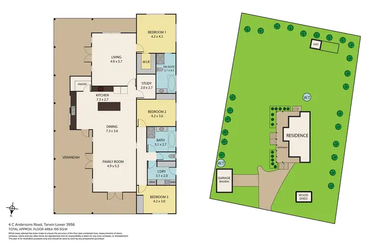 Floorplan of Homely house listing, 4 C Andersons Road, Tarwin Lower VIC 3956