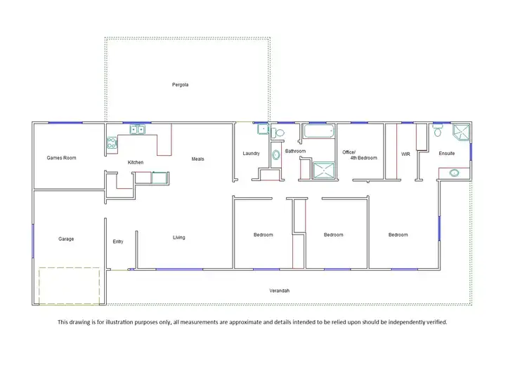 Floorplan of Homely house listing, 209 South Avenue, Bordertown SA 5268