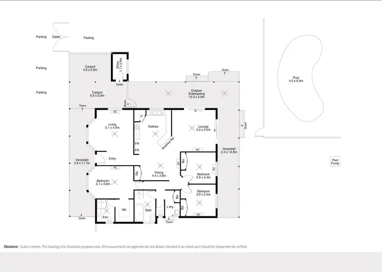 Floorplan of Homely house listing, 11 Mulgrue Court, Cable Beach WA 6726