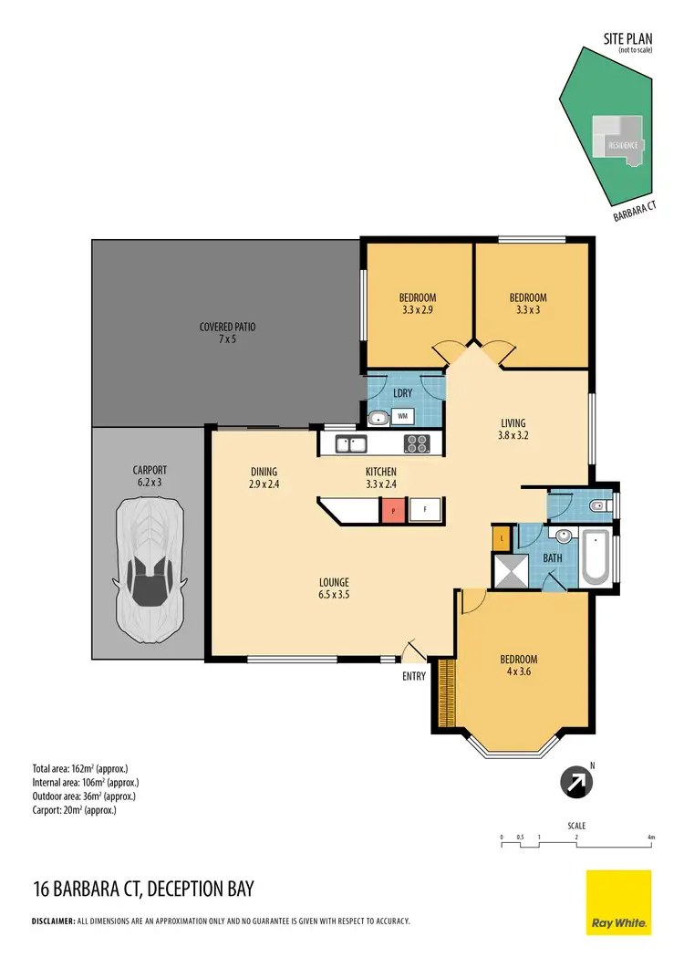 Floorplan of Homely house listing, 16 Barbara Court, Deception Bay QLD 4508