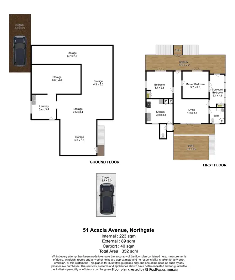 Floorplan of Homely house listing, 51 Acacia Avenue, Northgate QLD 4013