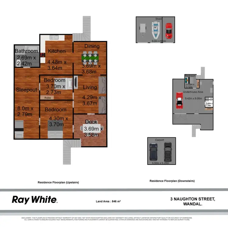 Floorplan of Homely house listing, 3 Naughton Street, Wandal QLD 4700