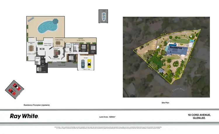 Floorplan of Homely house listing, 18 Cord Avenue, Glenlee QLD 4711