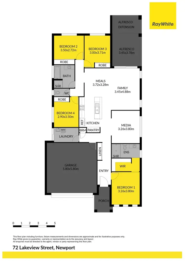 Floorplan of Homely house listing, 72 Lakeview Promenade, Newport QLD 4020