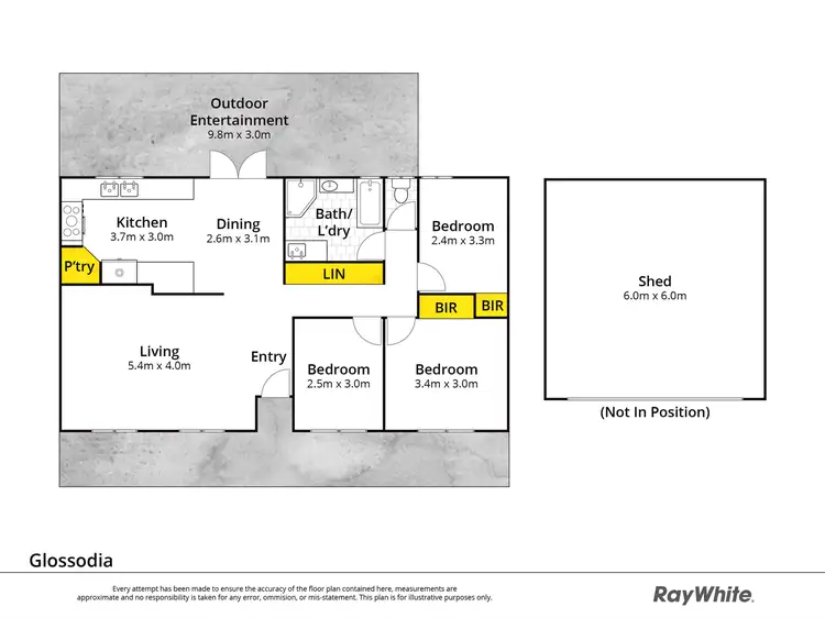 Floorplan of Homely house listing, 13 Rose Crescent, Glossodia NSW 2756