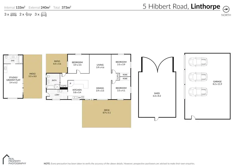 Floorplan of Homely rural property listing, 5 Hibbert Road, Linthorpe QLD 4356
