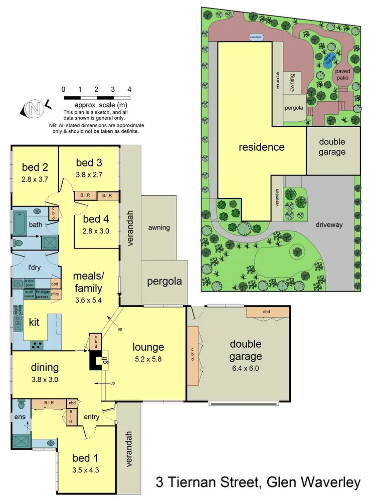 Floorplan of Homely house listing, 3 Tiernan Street, Glen Waverley VIC 3150