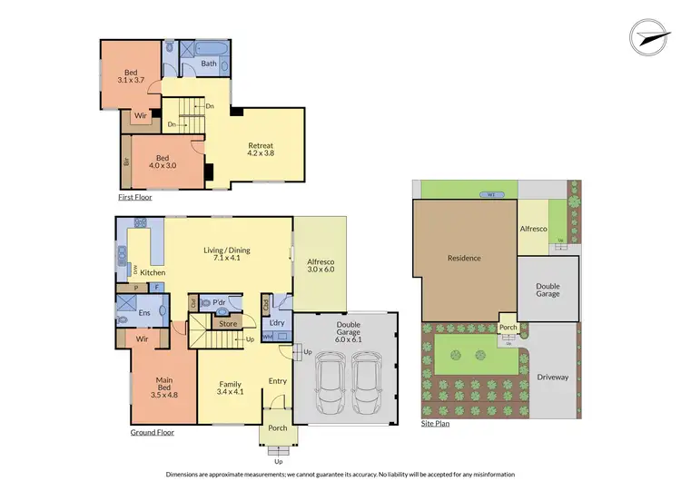 Floorplan of Homely townhouse listing, 1/4 Warnes Road, Mitcham VIC 3132