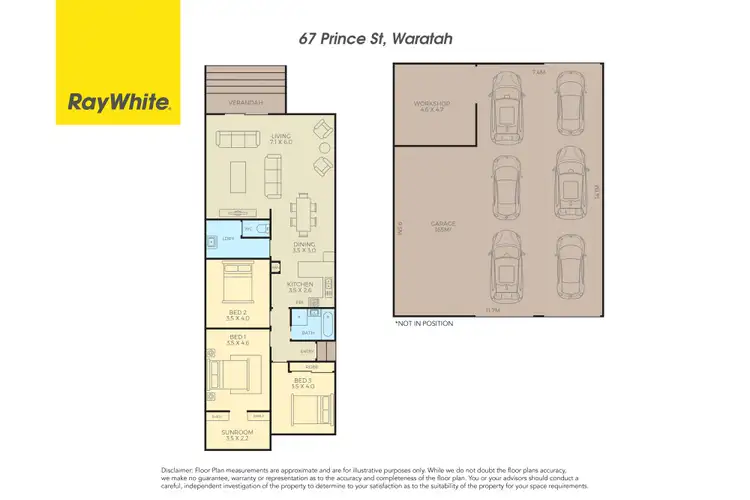 Floorplan of Homely house listing, 67 Prince Street, Waratah NSW 2298