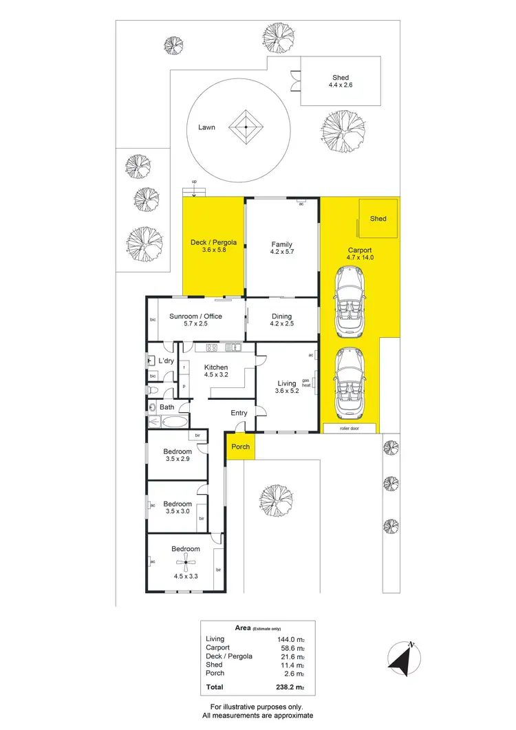 Floorplan of Homely house listing, 5 Strathearn Avenue, Rostrevor SA 5073