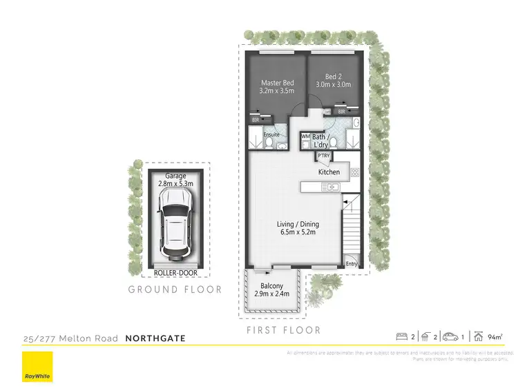 Floorplan of Homely unit listing, 25/277 Melton Road, Northgate QLD 4013
