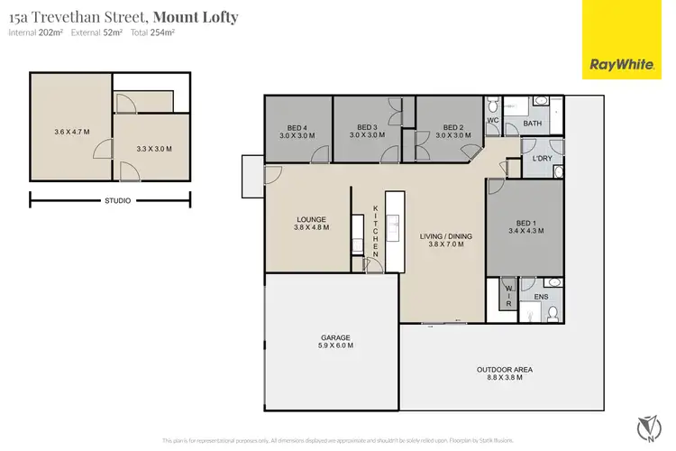 Floorplan of Homely house listing, 15A Trevethan Street, Mount Lofty QLD 4350