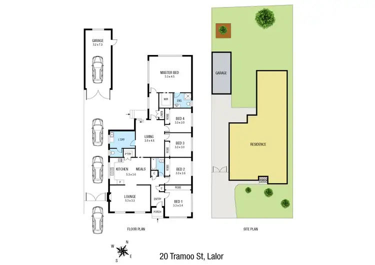Floorplan of Homely house listing, 20 Tramoo Street, Lalor VIC 3075