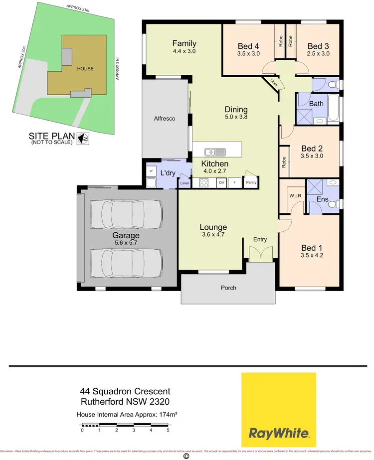 Floorplan of Homely house listing, 44 Squadron Crescent, Rutherford NSW 2320