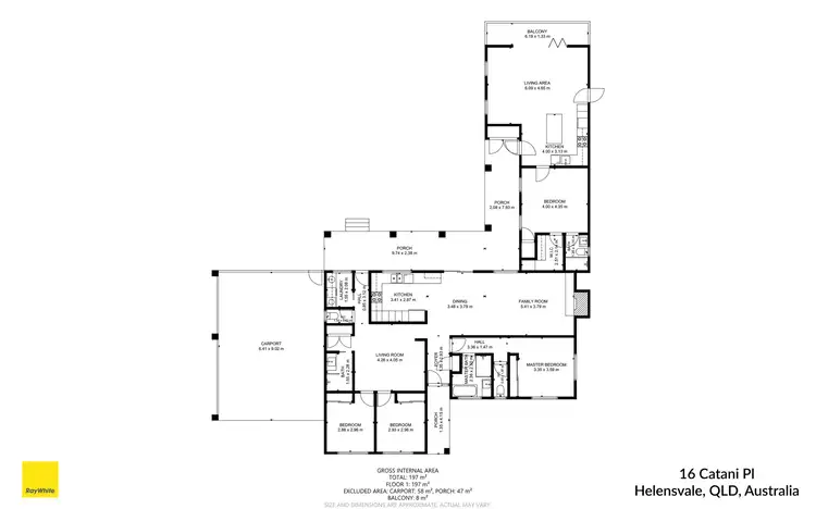 Floorplan of Homely house listing, 16 Catani Place, Helensvale QLD 4212
