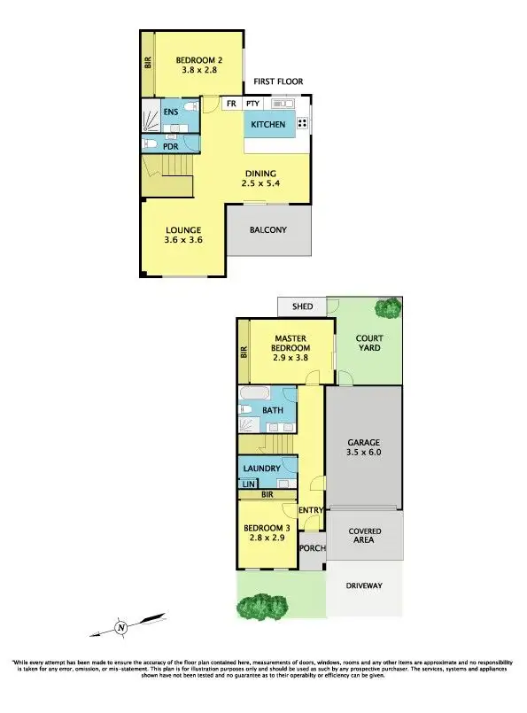 Floorplan of Homely townhouse listing, 3/88 Princes Highway, Dandenong VIC 3175
