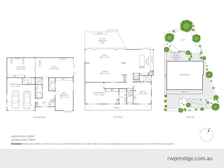 Floorplan of Homely house listing, 8 Cynthea Road, Palm Beach NSW 2108