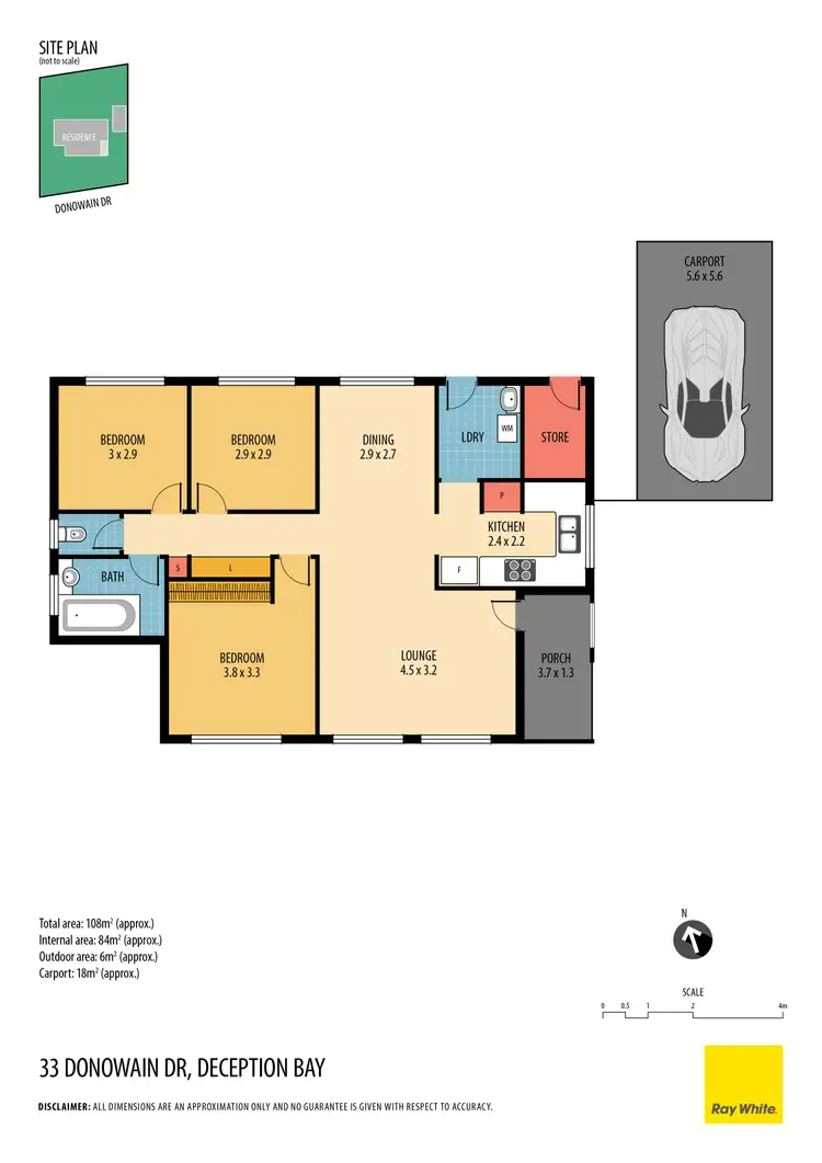 Floorplan of Homely house listing, 33 Donowain Drive, Deception Bay QLD 4508