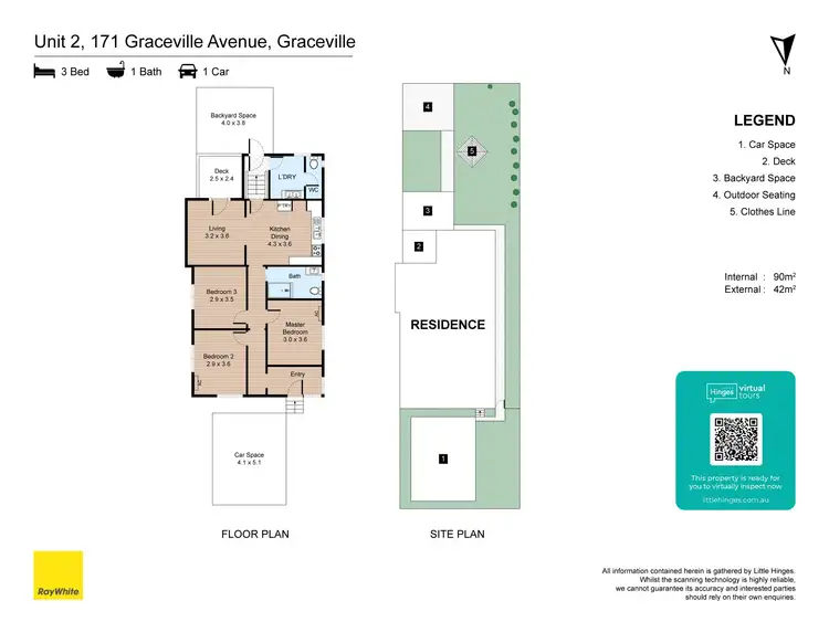 Floorplan of Homely house listing, 2/171 Graceville Avenue, Graceville QLD 4075