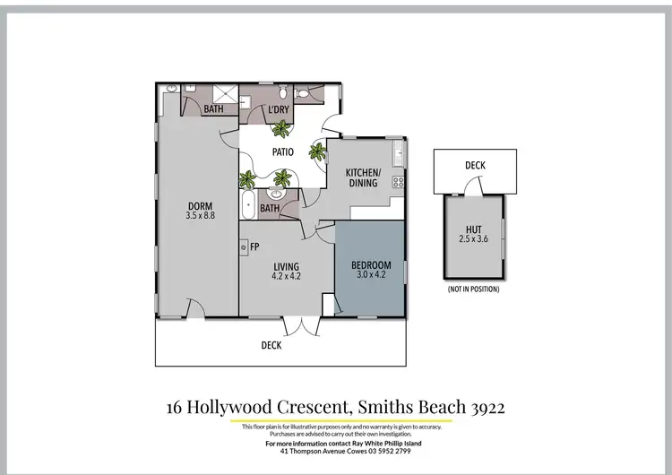 Floorplan of Homely house listing, 16 Hollywood Crescent, Smiths Beach VIC 3922