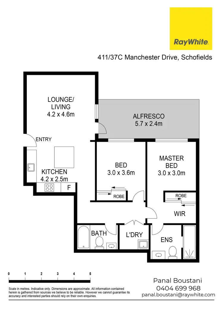 Floorplan of Homely unit listing, 411/37C Manchester Drive, Schofields NSW 2762