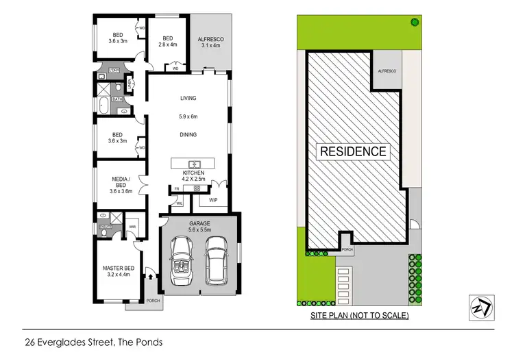 Floorplan of Homely house listing, 26 Everglades Street, The Ponds NSW 2769