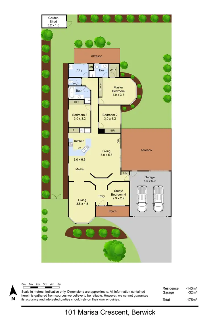 Floorplan of Homely house listing, 101 Marisa Crescent, Berwick VIC 3806