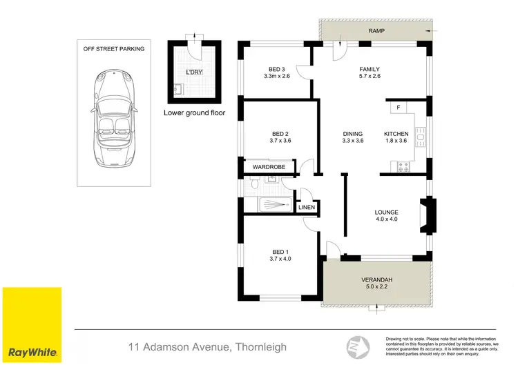 Floorplan of Homely house listing, 11 Adamson Avenue, Thornleigh NSW 2120