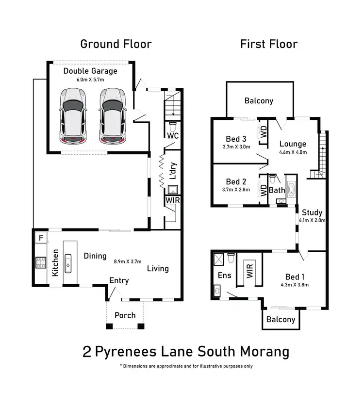 Floorplan of Homely house listing, 2 Pyrenees Lane, South Morang VIC 3752