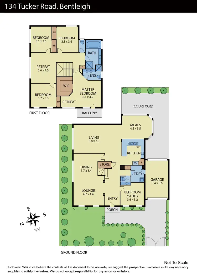 Floorplan of Homely house listing, 134 Tucker Road, Bentleigh VIC 3204