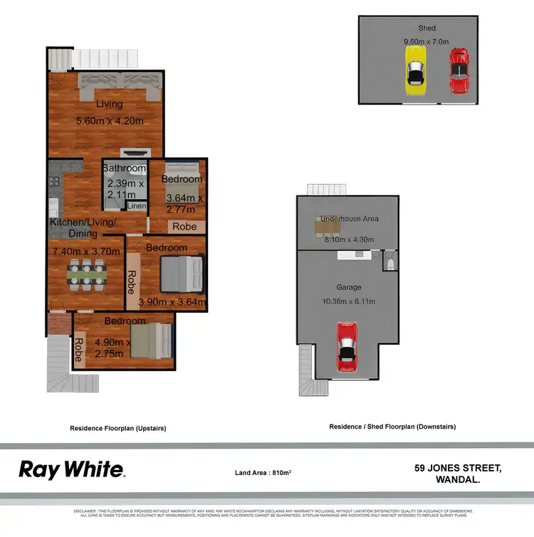 Floorplan of Homely house listing, 59 Jones Street, Wandal QLD 4700