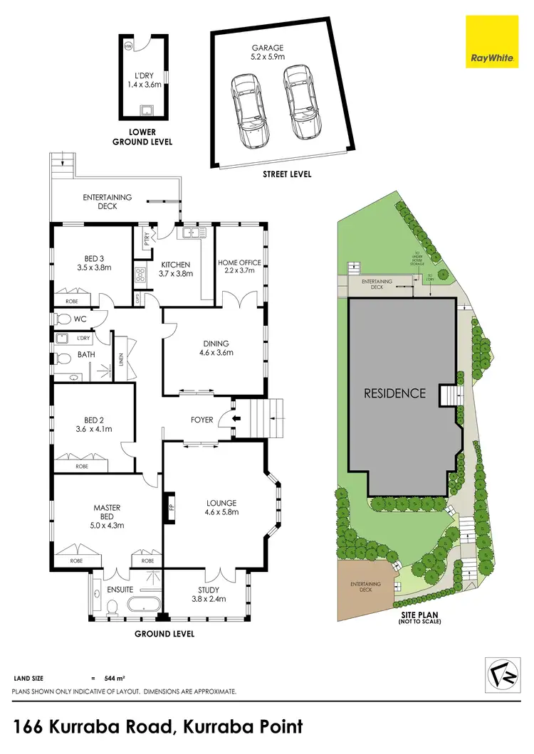 Floorplan of Homely house listing, 166 Kurraba Road, Kurraba Point NSW 2089