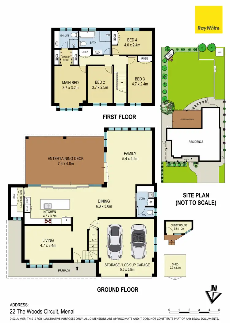 Floorplan of Homely house listing, 22 The Woods Circuit, Menai NSW 2234