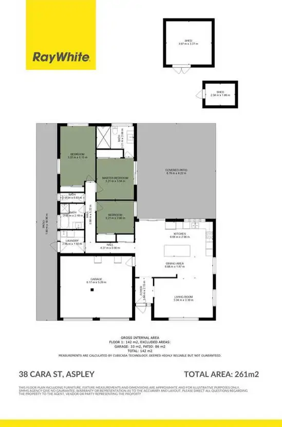 Floorplan of Homely house listing, 38 Cara Street, Aspley QLD 4034