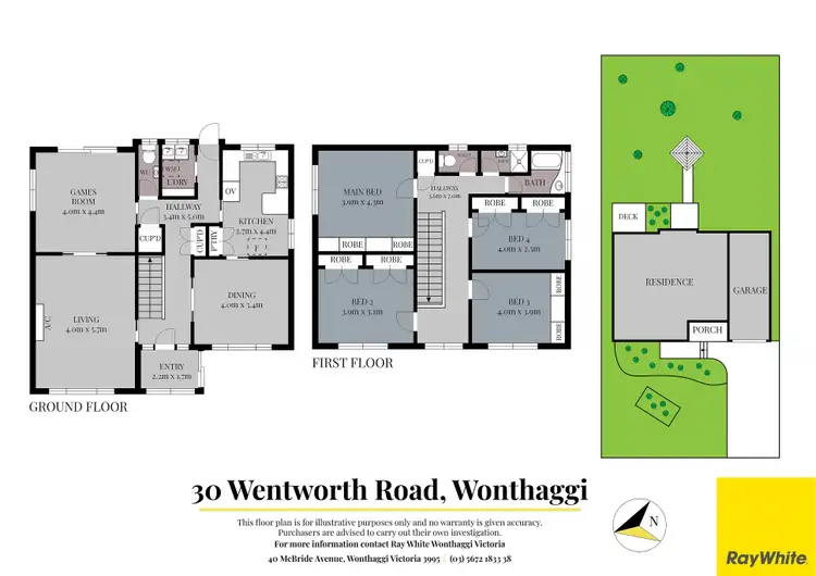 Floorplan of Homely house listing, 30 Wentworth Road, Wonthaggi VIC 3995