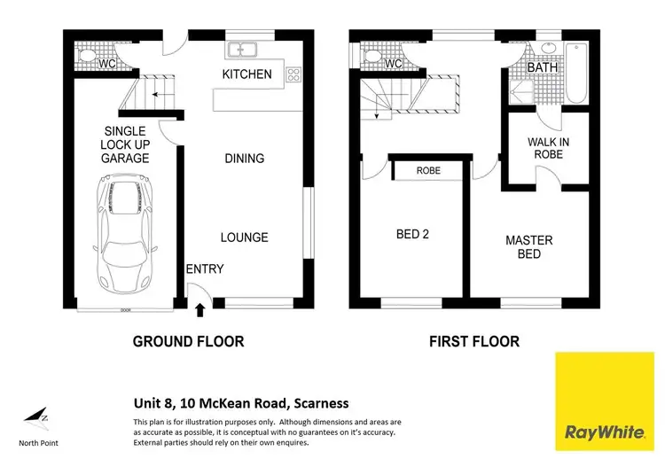 Floorplan of Homely unit listing, 8/10 Mckean Road, Scarness QLD 4655