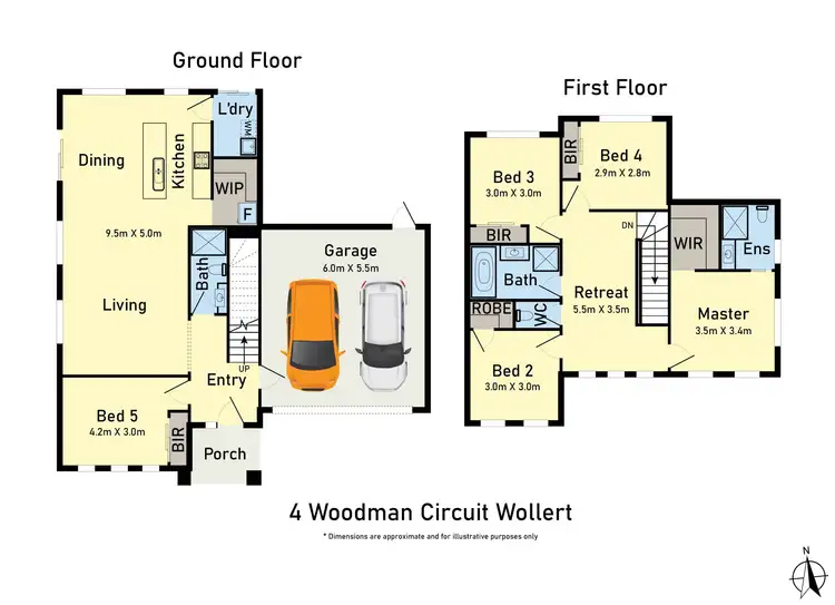 Floorplan of Homely house listing, 4 Woodman Circuit, Wollert VIC 3750